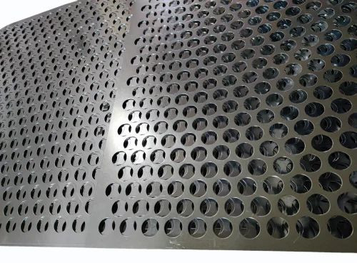 SS Round Hole Perforated Sheets For Industrial, Industrial