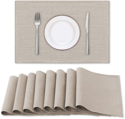 Plain Cotton Placemat For Home, Hotel