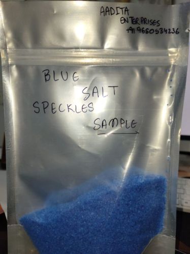 Blue Color Salt Speckles For Laboratory