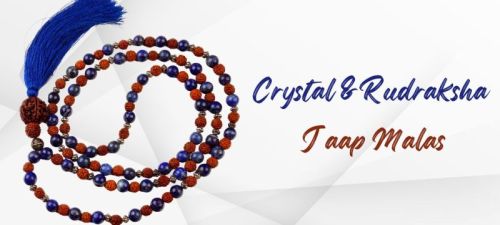 Crystal Rudraksha Jaap Mala, Shape : Round