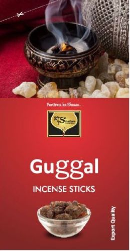 Shri Shailam Guggal Incense Stick For Aromatic, Anti-Odour, Temples