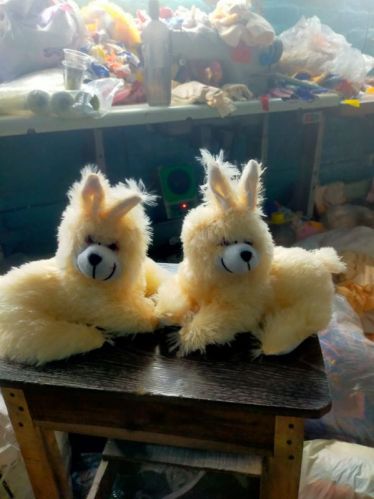 Fur Cat Soft Toy, Color : Yellow for Kid Playing