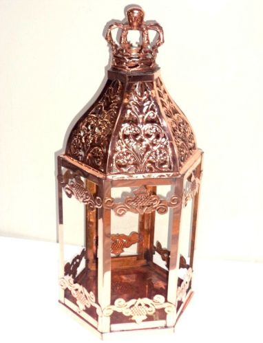 High Quality Polish Copper Lantern