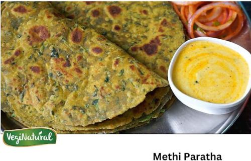 Frozen Methi Paratha For Human Consumption