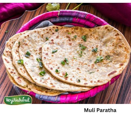 Frozen Muli Paratha For Human Consumption