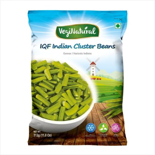 Natural IQF Cluster Beans, Freezing Process : Cold Storage