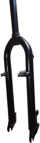 Mild Steel 26/240 Bicycle Rigid Fork, Color : Black