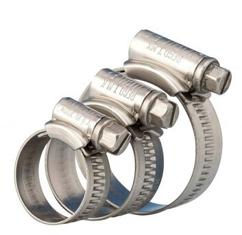 Polished Stainless Steel Hose Pipe Clamp, Packaging Type : Corrugated Box