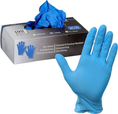 Disposable Nitrile Gloves, Color : White