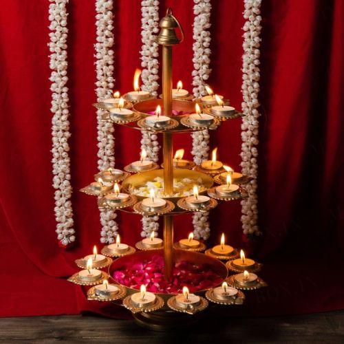 Polished Metal Urli, Color : Metallic for Decoration Purpose, Worship