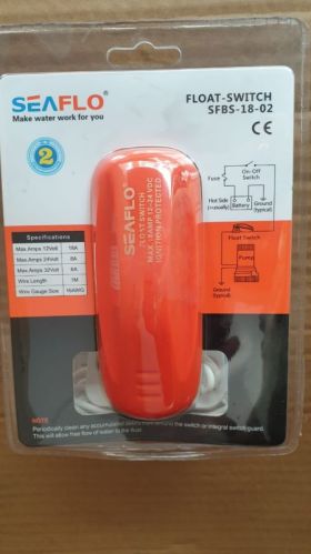 Plastic Seaflo Float Switch for Bilge Pump