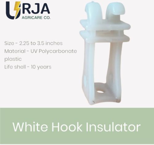 Plastic White Hook Insulator For Fencing