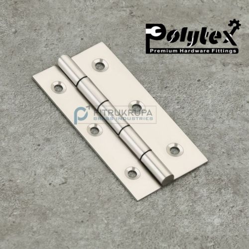 Polytex® Polished Stainless Steel Hinges, Length : 3inch