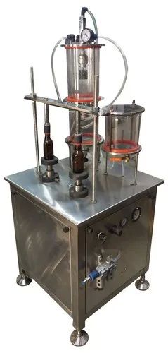 Semi Automatic 2 Head Vacuum Filling Machine