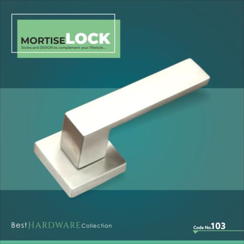 Stainless Steel Model 103 Mortise Lock, Color : Metallic