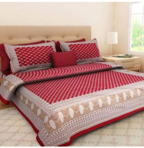 Cotton Bed Sheets For Picnic, Lodge, Hotel, Home