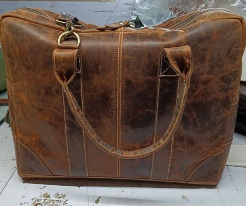 Fancy Brown Leather Laptop Bag, Gender : Female