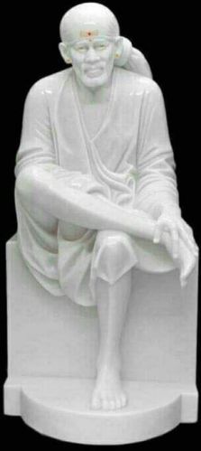 Smag Marble Sai Baba Statue For Temple, Office, Home