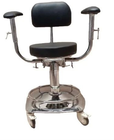 Unisearch Stainless Steel Surgeon Chair For Hospital