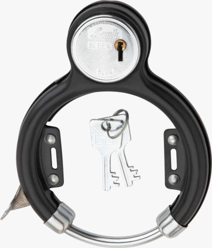 Polished SS Link Sleek Cycle Lock, Opening Style : Key