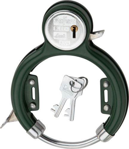 Link Polished SS Safex Sleek Cycle Lock, Opening Style : Key