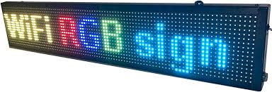 Running led display board