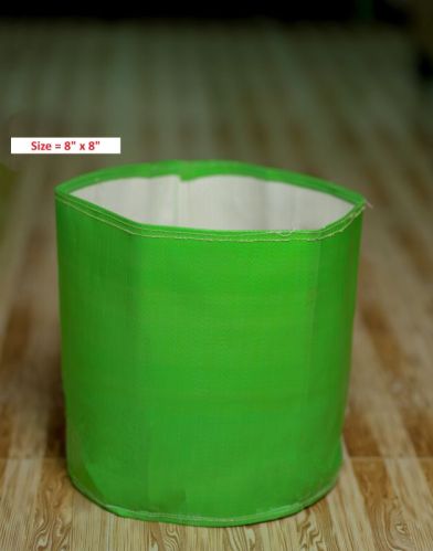 Gb Round 1002 HDPE Grow Bags, Size (inch) : 8x8 Inch