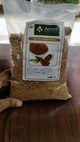 Plain Organic Jaggery Powder, Color : Brown