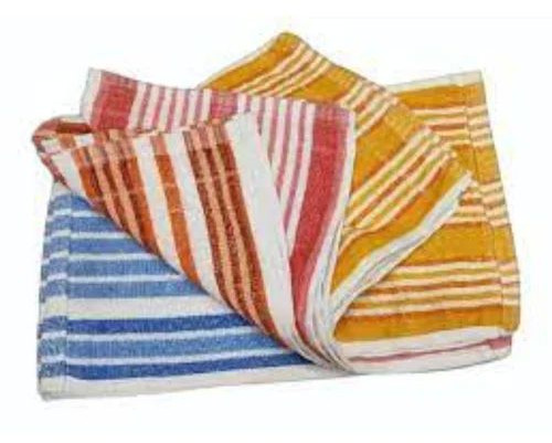 Cotton Striped Hand Towel, Shape : Rectangular