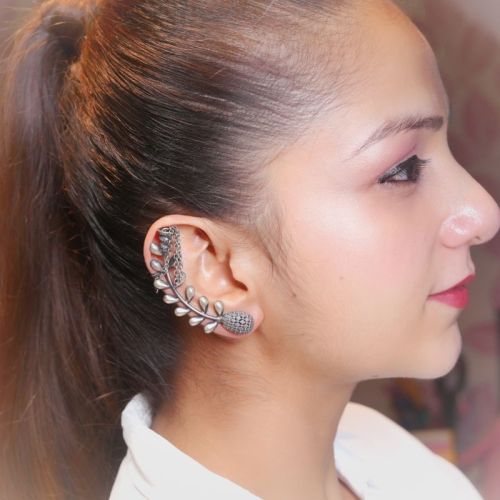 Antique Silver Ear Cuff, Gender : For Female