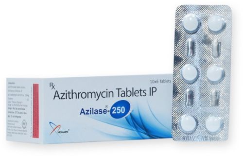 Azilase-250 Tablets, Packaging Type : Blister