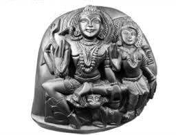 Shiva Parvati Shaligram For Worship, Temple