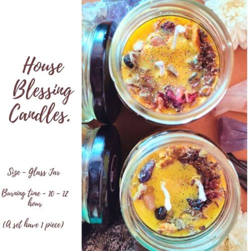 Wax House Blessing Candle, Technics : Handmade