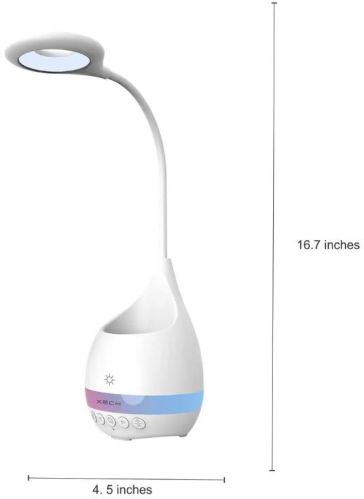 XECH Table Lamp With Speaker Pen Stand