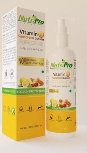 NutriPro Herbals Vitamin C Sunscreen Lotion, Gender : Female