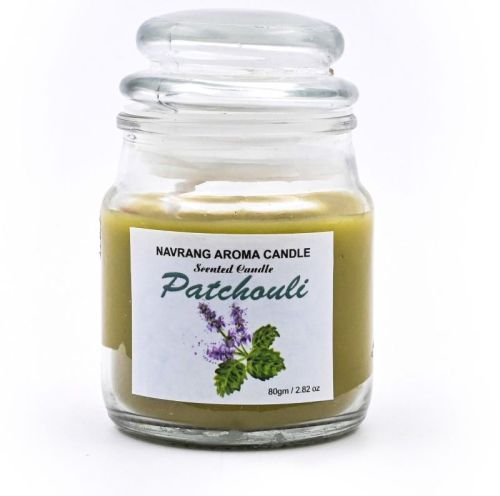Patchouli Scented Glass Jar Candle, Packaging Type : Box