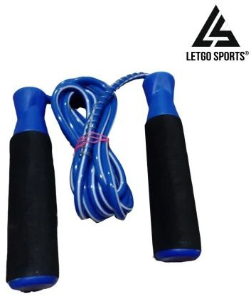 Letgo Sports Plain PVC Blue Skipping Rope