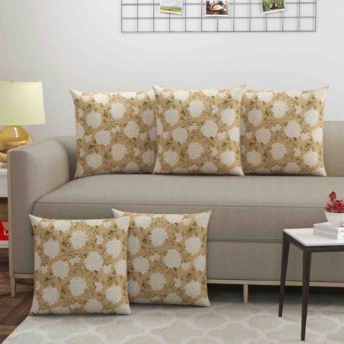 Cotton Printed Cushion Covers For Sofa, Bed, Chairs