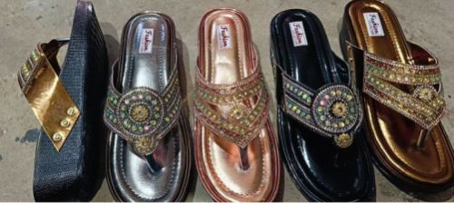 Ladies Ethnic Embroidered Sandals