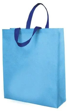 Blue Non Woven Loop Handle Bag For Shopping