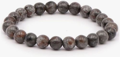 Polished Yooperlite Gemstone Bracelet, Shape : Round