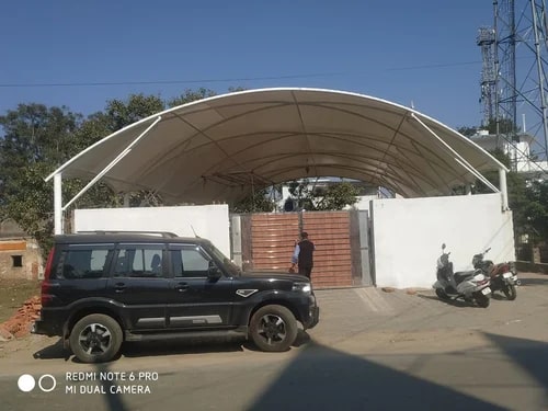 Plain Fabric Canopy, Frame Material : Mild Steel