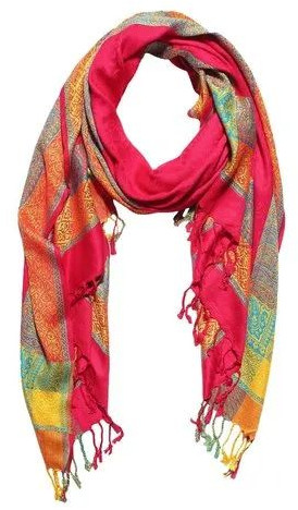 Printed Ladies Viscose Jacquard Stole, Technics : Machine Made