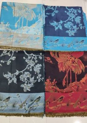 Viscose Printed Bed Cover For Home Purpose