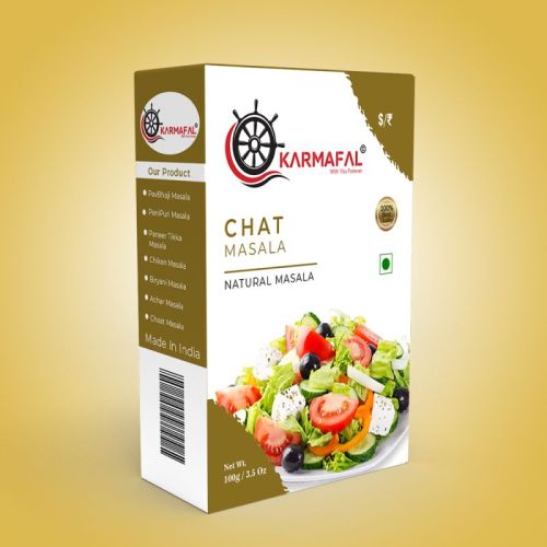 Karmafal Blended Chat Masala, Certification : FSSAI Certified