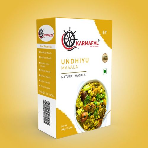 Karmafal Blended Undhiyu Masala, Certification : FSSAI Certified