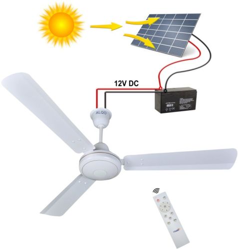 Solar Ceiling Fan For Air Cooling