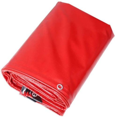 Plain Red HDPE Tarpaulin For Used Waterproofing, Covering, Sheltering, Transportation, Protecting Goods From Weather