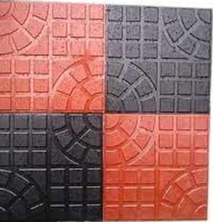 Concrete Heavy Duty Chequered Tiles For Flooring Use