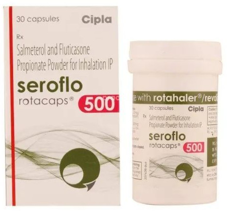 Seroflo 500 Capsules For Asthma